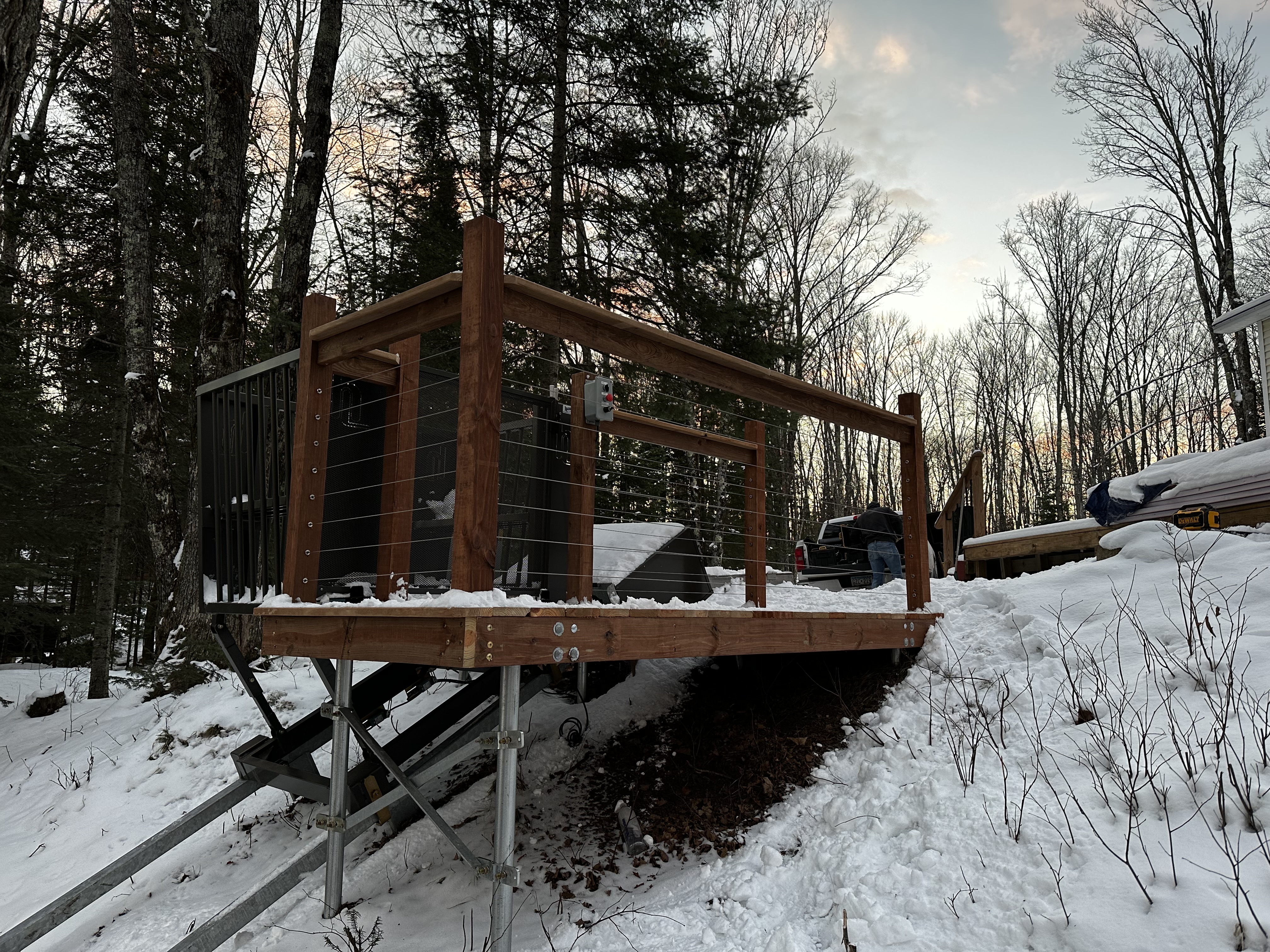 Deck construction Central Minnesota