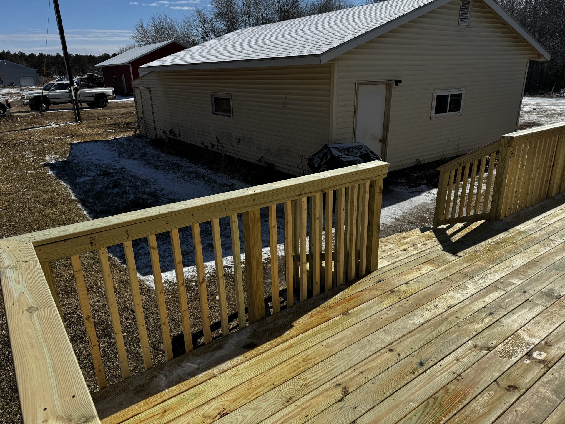 Deck construction Central Minnesota