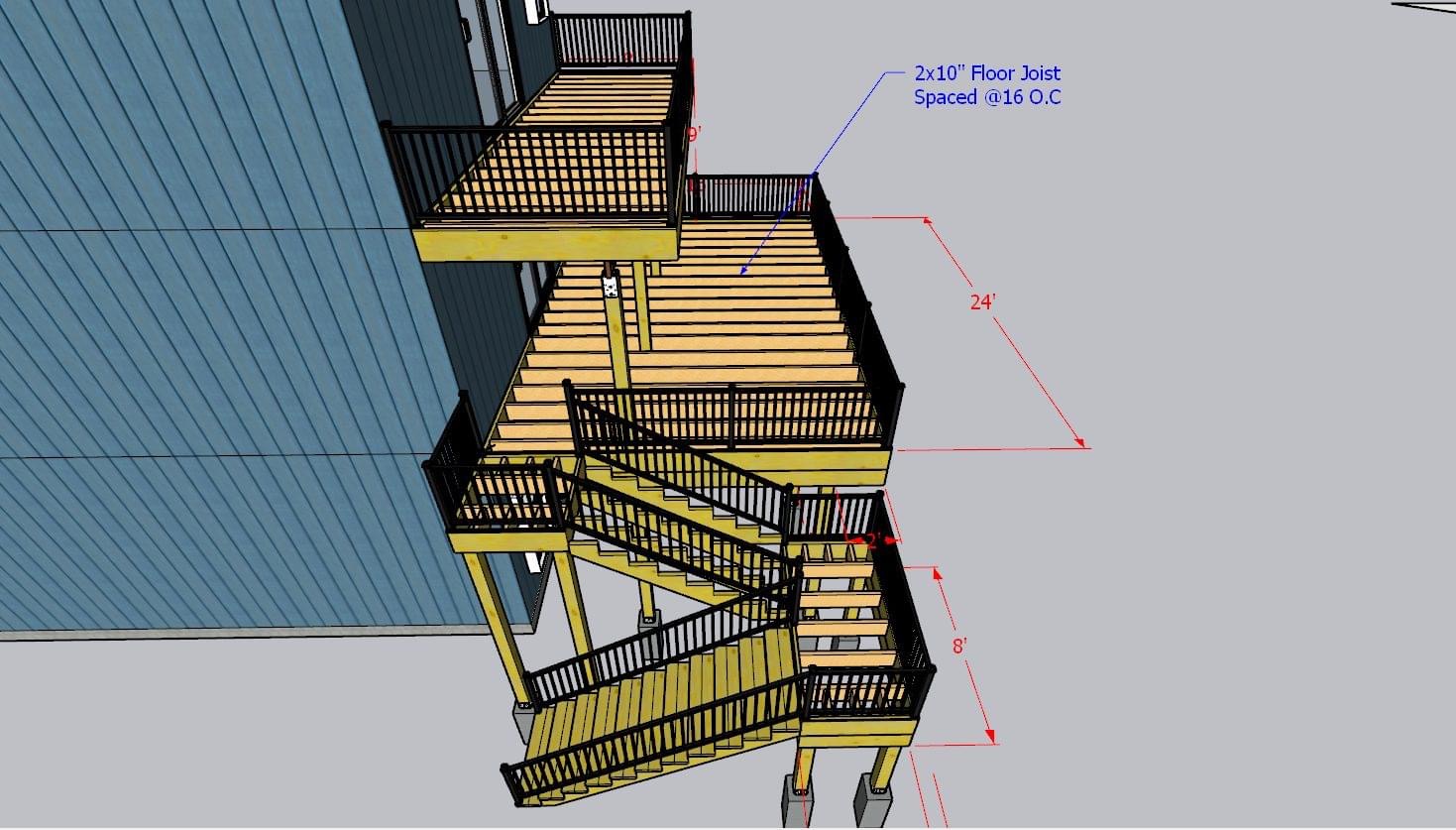Deck construction Central Minnesota