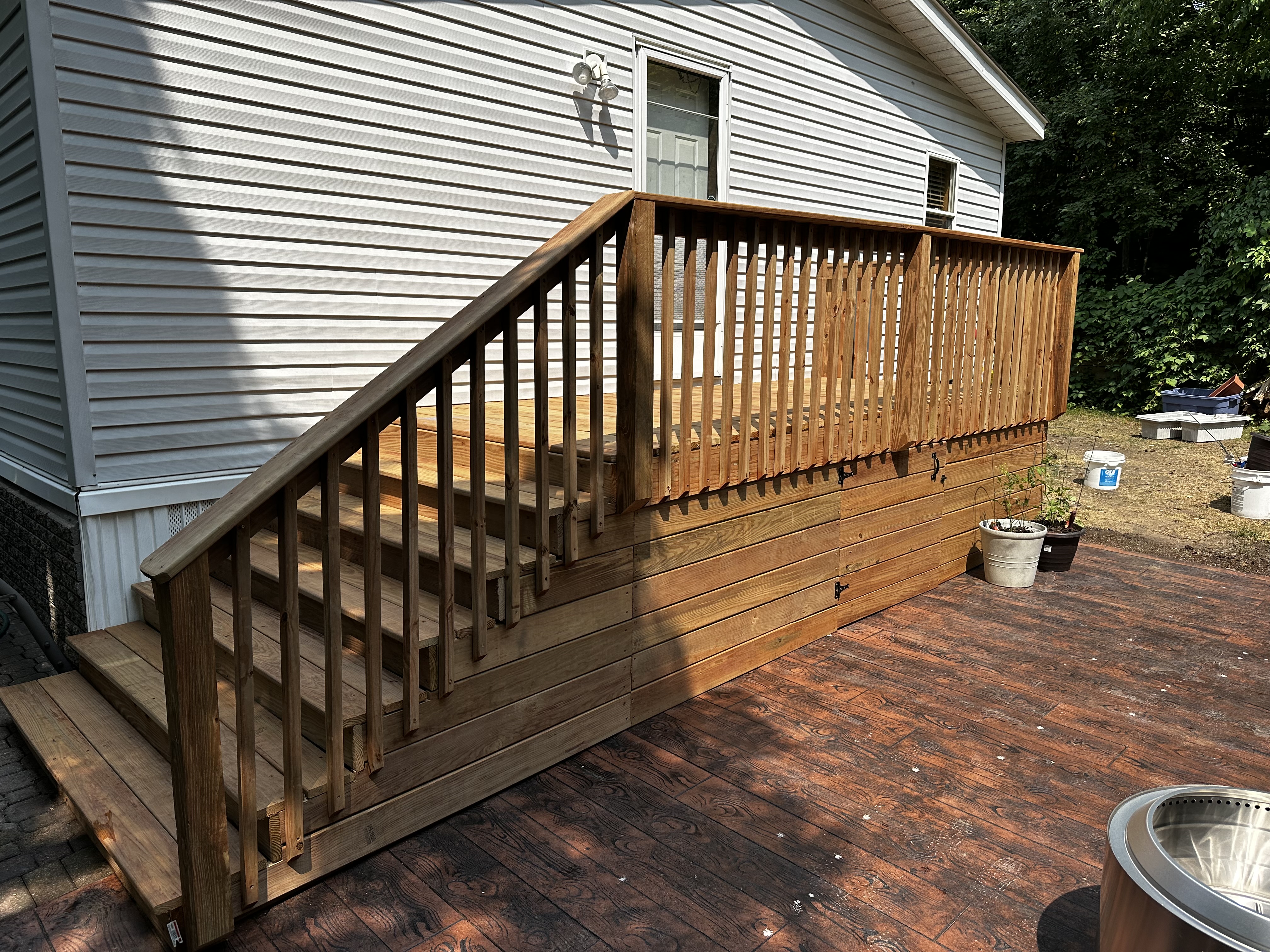 Deck construction Central Minnesota