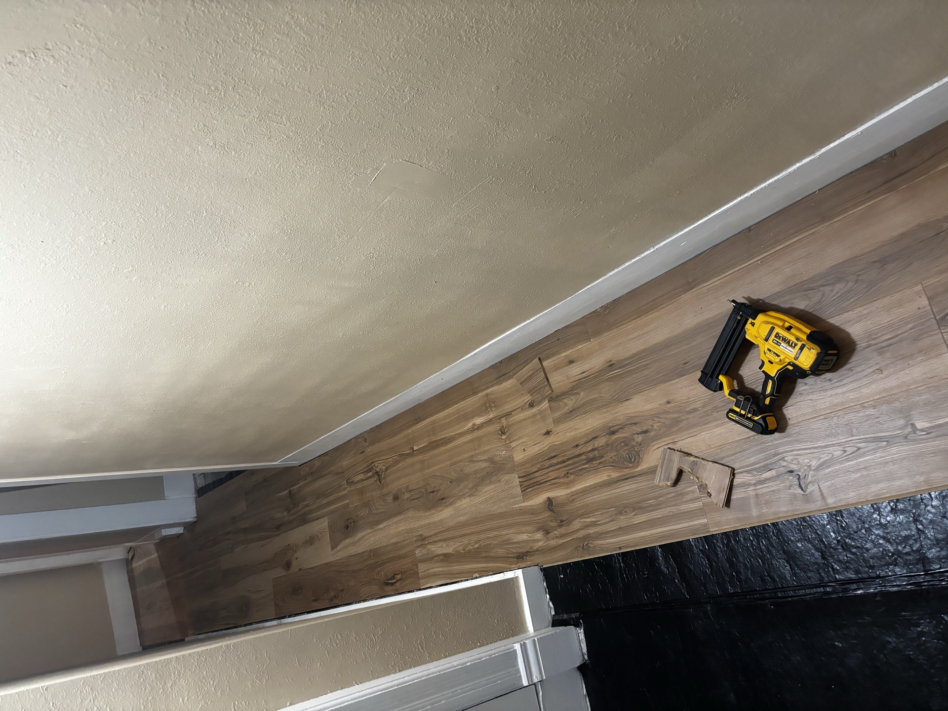 Hardwood flooring installation