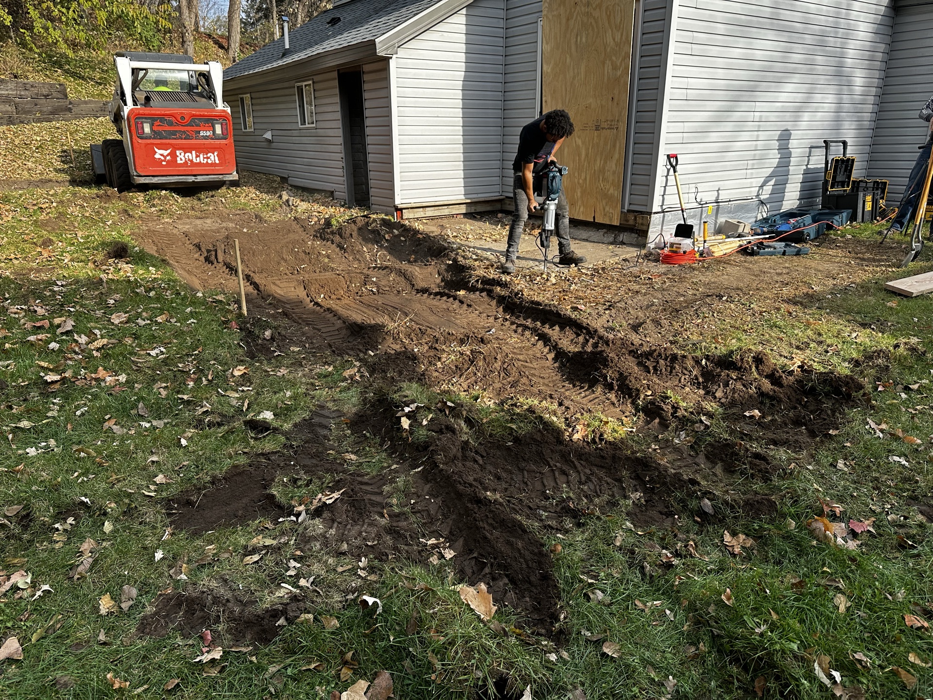 Site excavation work